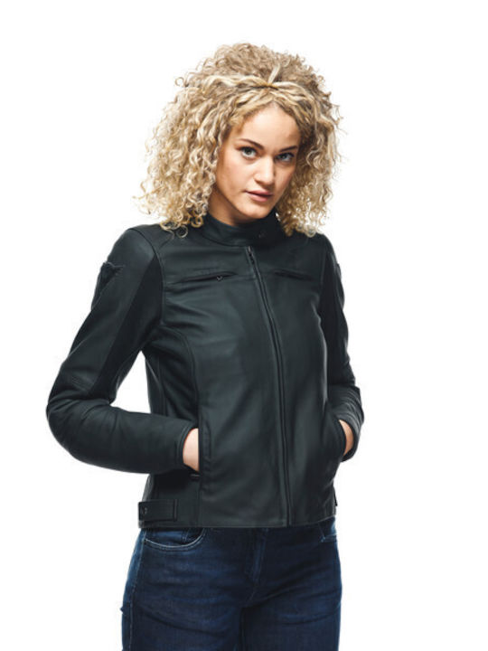 Dainese Razon 2 Дамско Мотоциклетно яке Кожено Черно