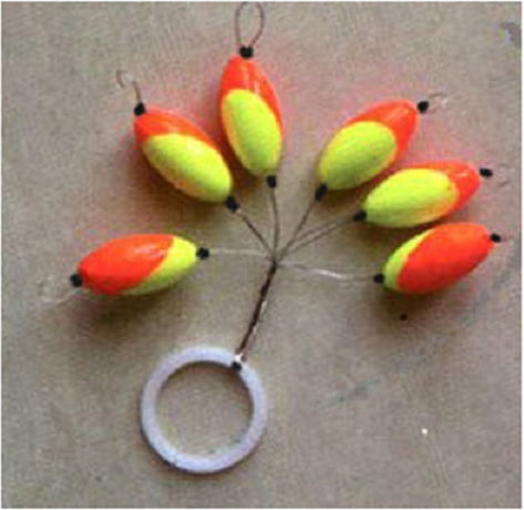 Uno Fishing Float No3 Set 6 Pieces