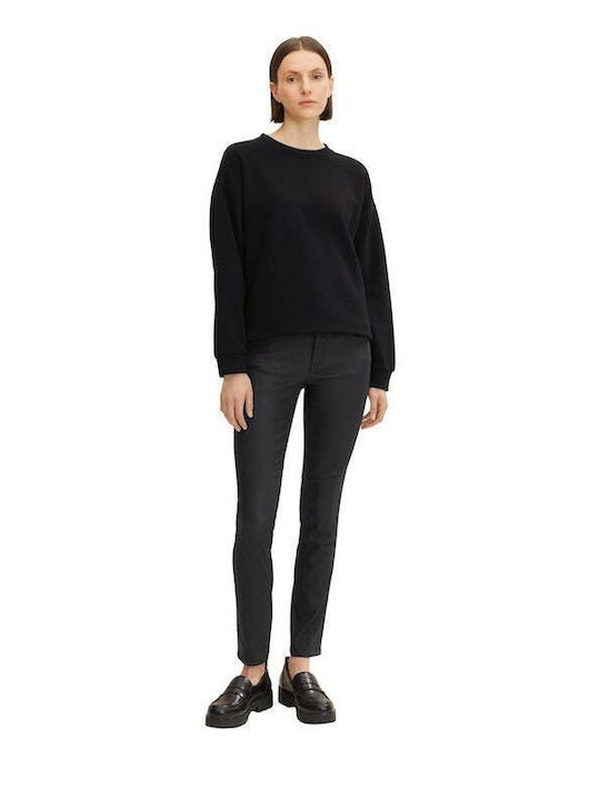 Tom Tailor Women's Denim Trousers in Relaxed Fit Black