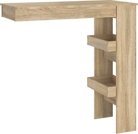 Table Bar Wooden Sonoma Oak 102x45x103.5cm