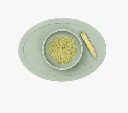 Ezpz Baby Food Plate Tiny Bowl made of Silicone Green