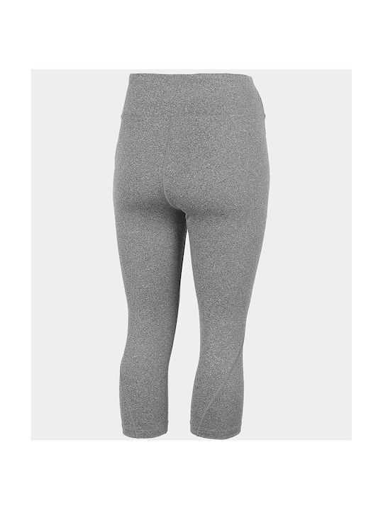 4F Women's Capri Training Legging High Waisted Gray