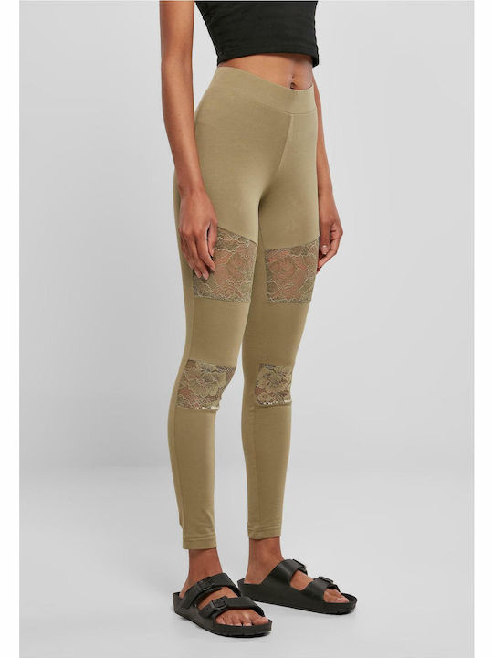 Women's Long Legging High Waisted Khaki