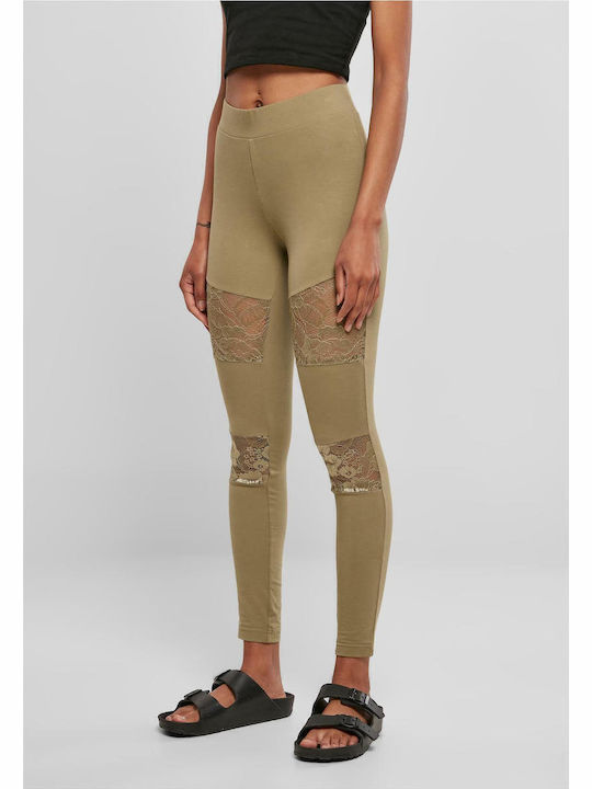Women's Long Legging High Waisted Khaki