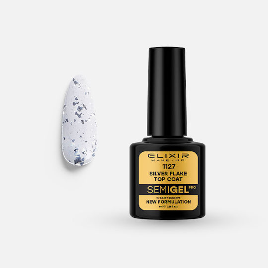 Elixir Top Coat για Ημιμόνιμα Βερνίκια 8ml
