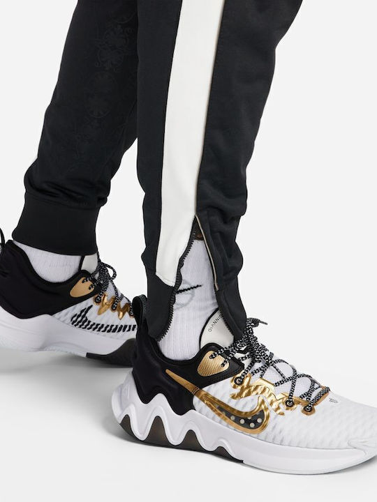Giannis Football Sweatpants with Elastic Black