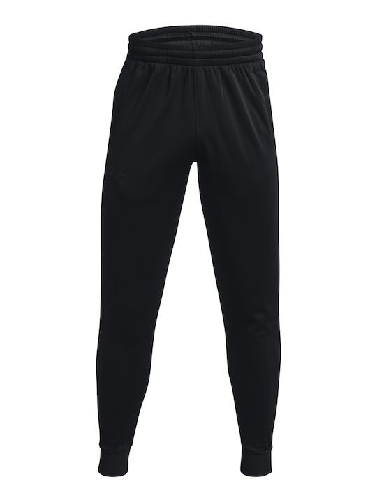 Sweatpants Glossy with Elastic Black