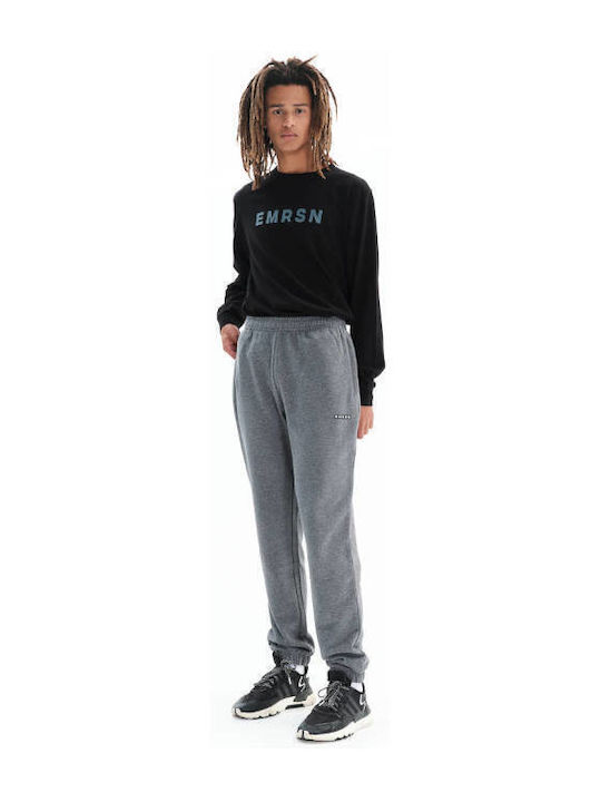 Sweatpants with Elastic Dark Grey Melange
