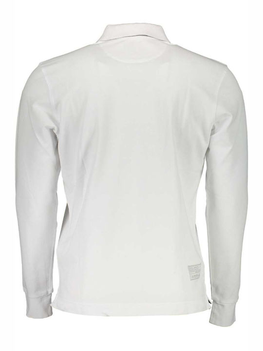 La Martina Milo Men's Long Sleeve Blouse Polo White