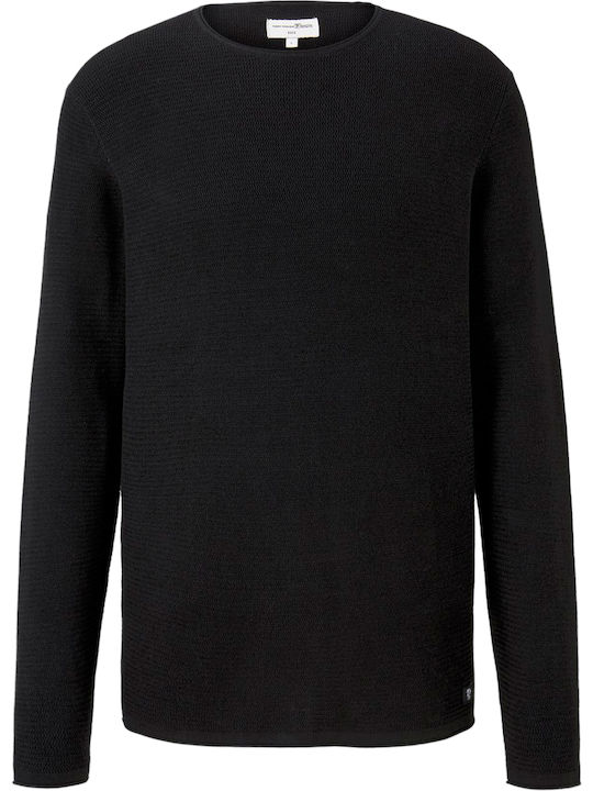 Langarm-Pullover Schwarz