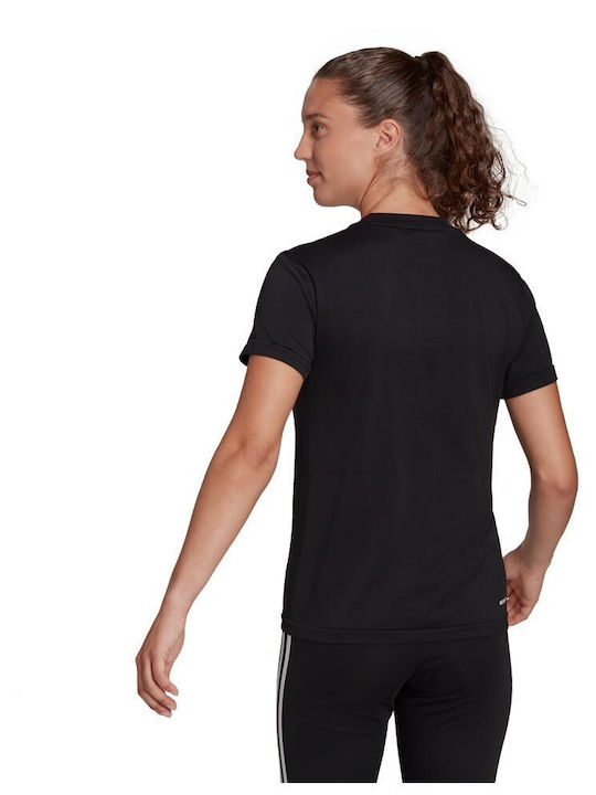 Adidas Damen Sportlich T-shirt Schwarz