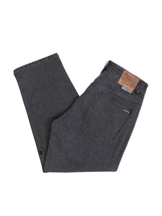 Fa Modown Ανδρικό Παντελόνι Τζιν με Loose Tapered Εφαρμογή Stoney Black
