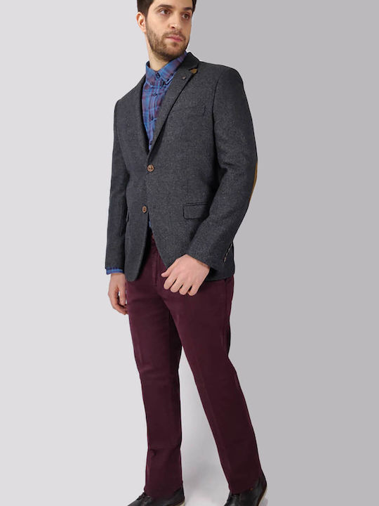 LC01-00003 Ανδρικό Παντελόνι Chino Μπορντό
