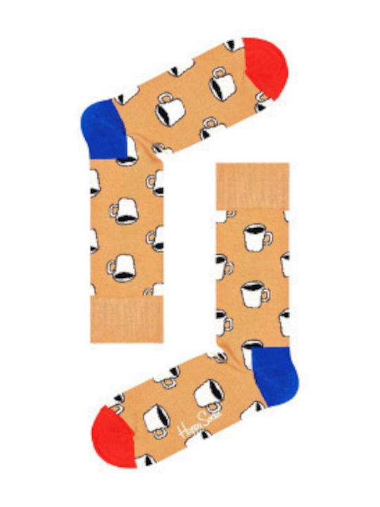 Happy Socks Monday Morning Ανδρικές Κάλτσες με Σχέδια Πολύχρωμες 2Pack