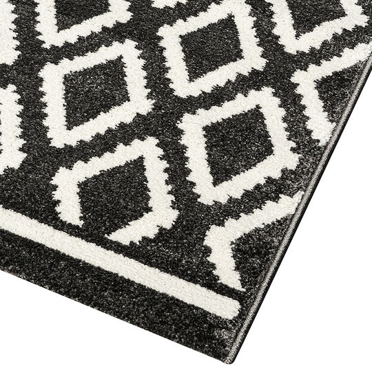 Beauty Home 9577 Килим Правоъгълена Stone White / Charcoal