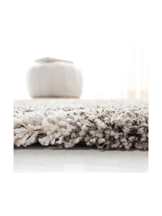 Saray Home Moroccan Covor Rectangular Shaggy Gri