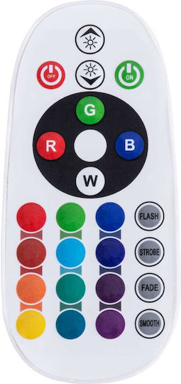 GloboStar Ασύρματο RGB Controller IR με Τηλεχειριστήριο Χειρός 70645