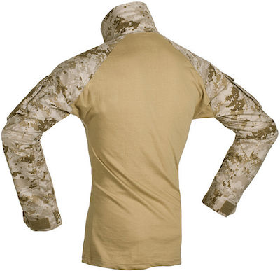 Invadergear Long Sleeve Blouse Army Combat In Beige Colour Desert