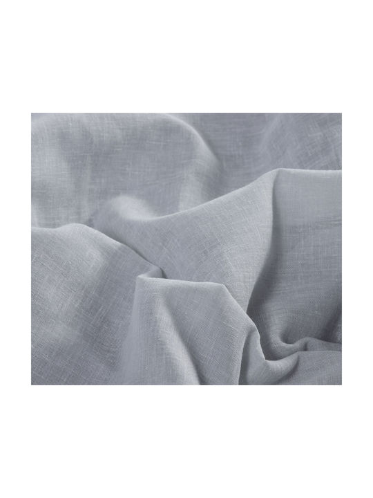 Nef-Nef Homeware Κουρτίνα με Τρέσα Dione L.Grey 140x270εκ.