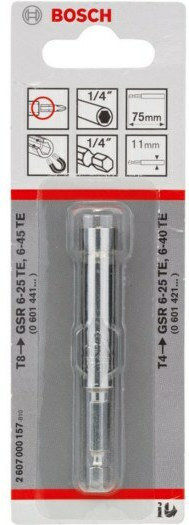 Bosch Adapter with Socket HEX and Output Bit Holder