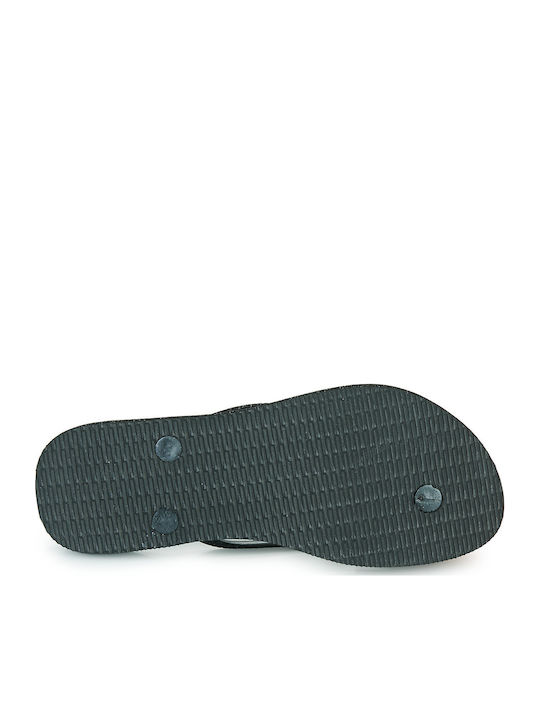 Slim Sparkle Women's Flip Flops Black