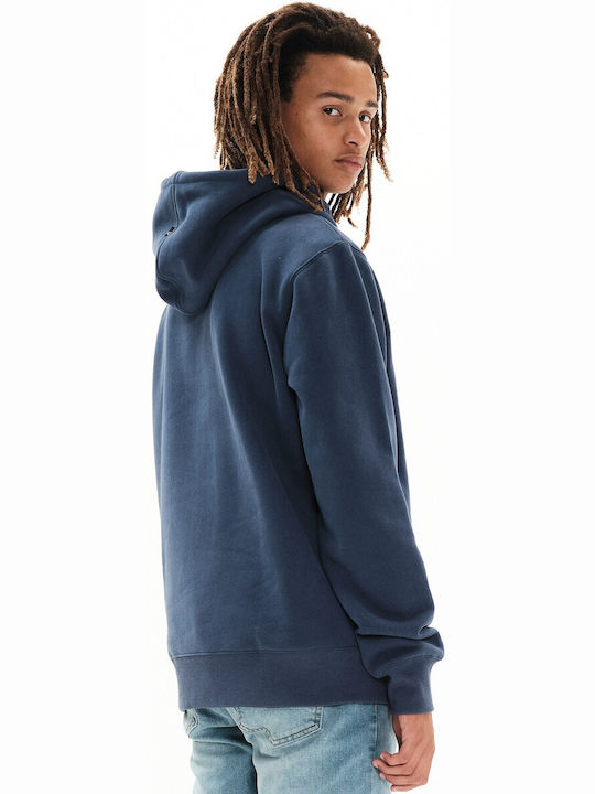 Emerson Men's Sweatshirt with Hood Navy Blue