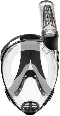 CressiSub Full Face Diving Mask Duke S/M Μαύρο/Διάφανο