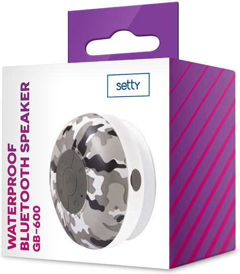 Setty GB-600 Ηχείο Bluetooth 3W με Ραδιόφωνο και Διάρκεια Μπαταρίας έως 6 ώρες Πολύχρωμο