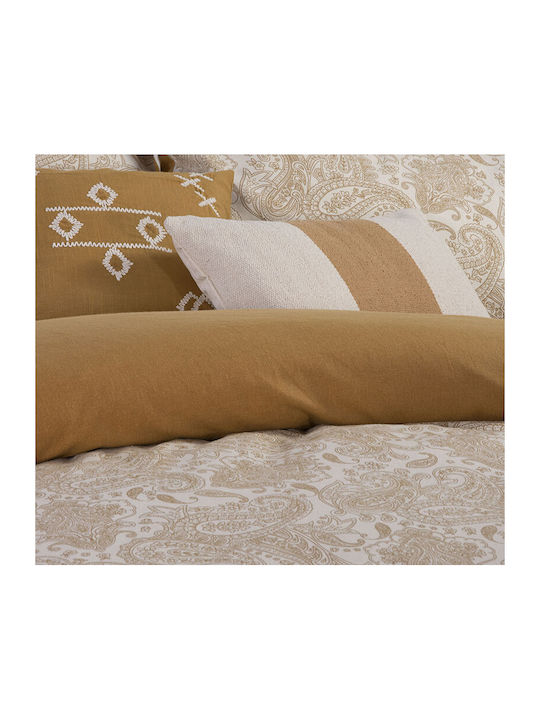Nef-Nef Homeware Sheet Sets Single Flannel 160x260cm. Honor Mustard 3pcs