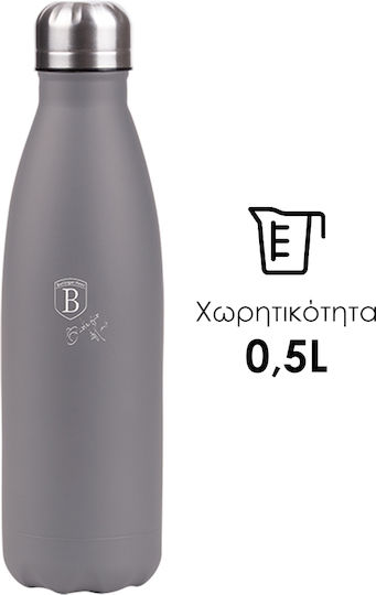 Berlinger Haus Aspen Collection Μπουκάλι Θερμός Ανοξείδωτο 500ml Γκρι