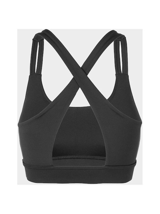 4F Women's Sports Bra without Padding Black