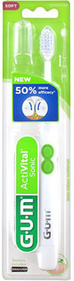 GUM Activital Sonic Soft 4100 Dual Pack Electric Toothbrush Battery