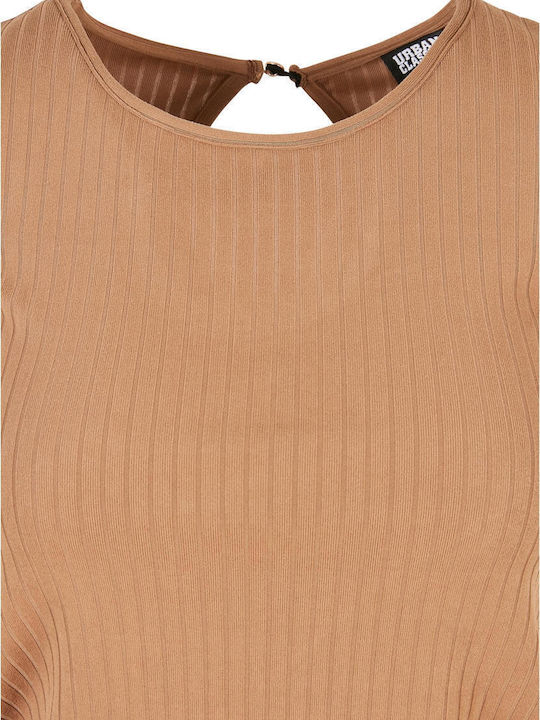 Damen Kurzärmelig Einteiler Anzug Dark Taupe
