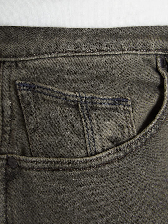 Modown Men's Jeans Pants with Loose Fit Black Ozone