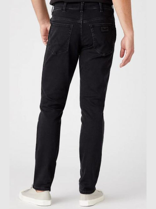 Wrangler Texas Pantaloni de Bărbați din Jean în Croială Slim Negru