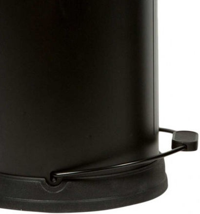 Marva Velvet 779000 Metallic Bathroom Basket 5lt Black