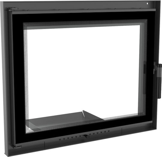 Kratki Steel Fireplace Mantel DRZWI/AMELIA/DECO 75x60.7cm