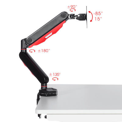 Carmen CR-530 Suport Birou Monitor până la 30" cu Braț