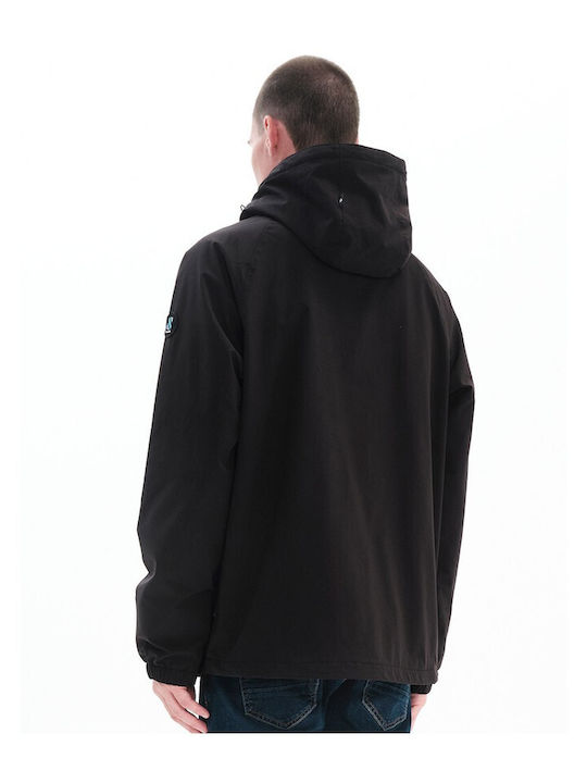 Basehit Herren Jacke Lässig Schwarz