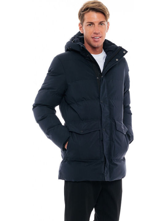 Winter Jacket Puffer Navy Blue