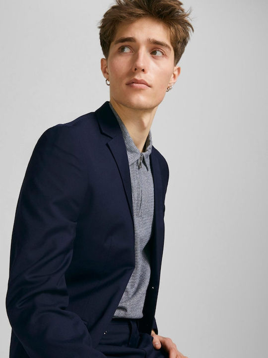 Men's Winter Suit Slim Fit Navy Blue