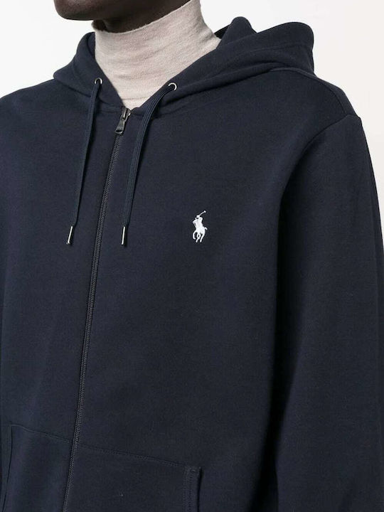 Sweatshirt with Hood Navy Blue