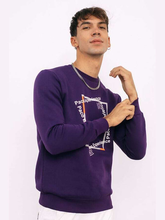 Paco & Co Men's Sweatshirt Purple