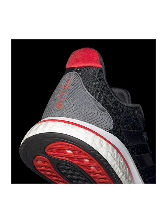 Supernova+ Sport Shoes Running Core Black / Night Metallic / Impact Orange