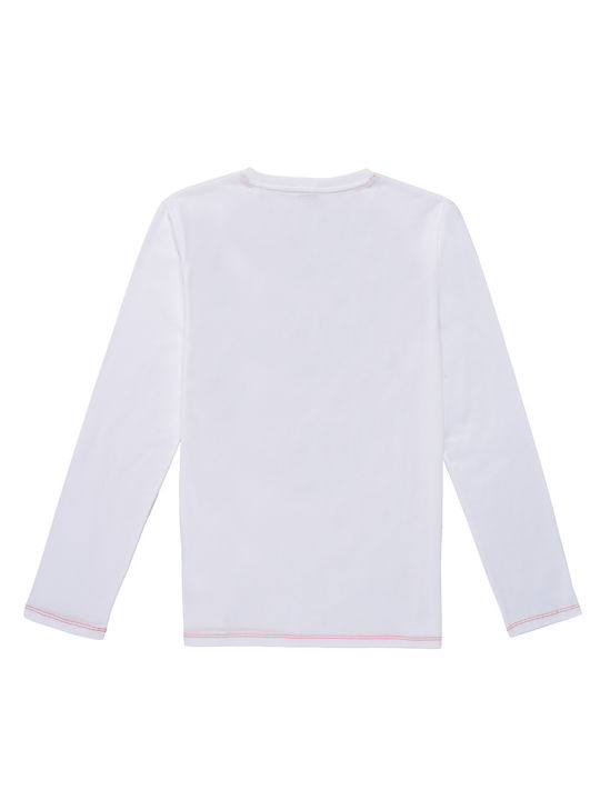 Guess Kids Blouse Long Sleeve White