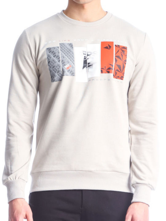 Paco & Co Herren Sweatshirt Beige