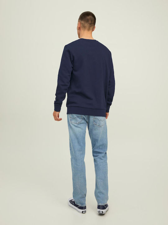 Jack & Jones Ανδρικό Φούτερ Navy Μπλε