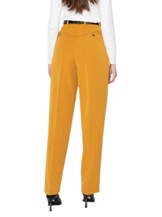 LIU JO WHITE WF2C52 PANT CHINO PIEGHE H.W. Women's