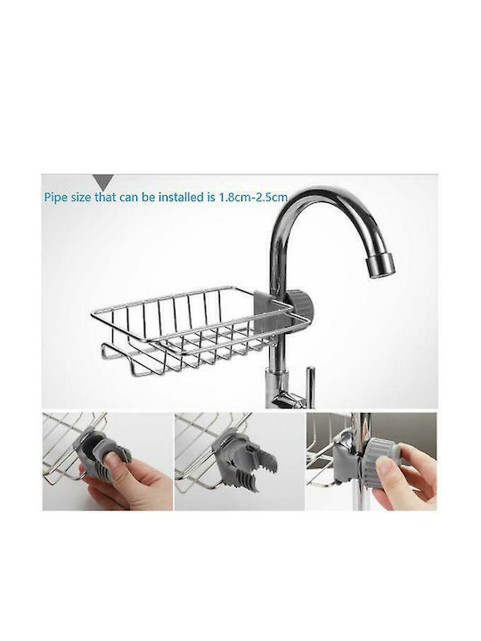 Metallic White Kitchen Sink Organizer Base