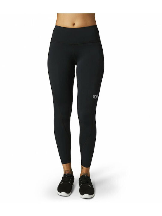 Detour Women's Long Training Legging High Waisted Fleece Lining Black